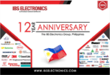 IBS Electronics 12th year banner image.