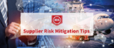 Supplier Risk Mitigation Tips banner image.