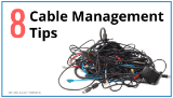 8 Cable Management Tips banner image.