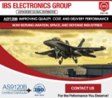 IBS Electronics AS9120B Certified poster.