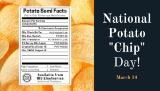 National Potato Chip Day banner image.