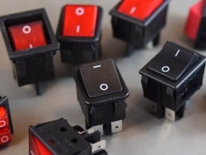 Canal R series rocker switches.