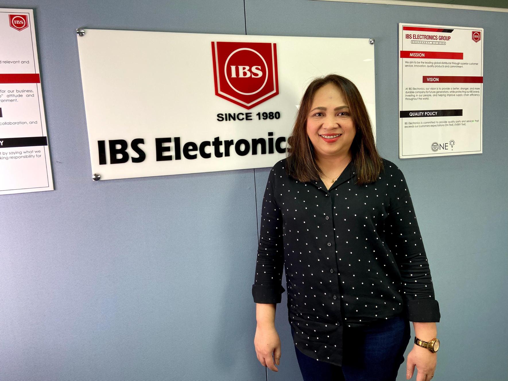 Nona Cruz, Senior Account Manager in IBS Electronics Inc.- Philippines.