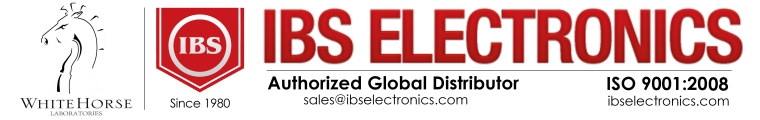 Banner image of IBS Electronics with the White Horse logo.