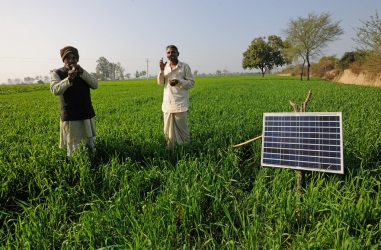 Solar Panel used in local communities.