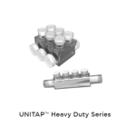 Burndy UNITAP Heavy Duty series splicer/reducer.