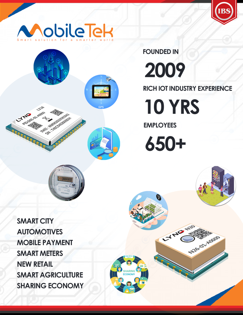 MobileTek company overview and product applications.
