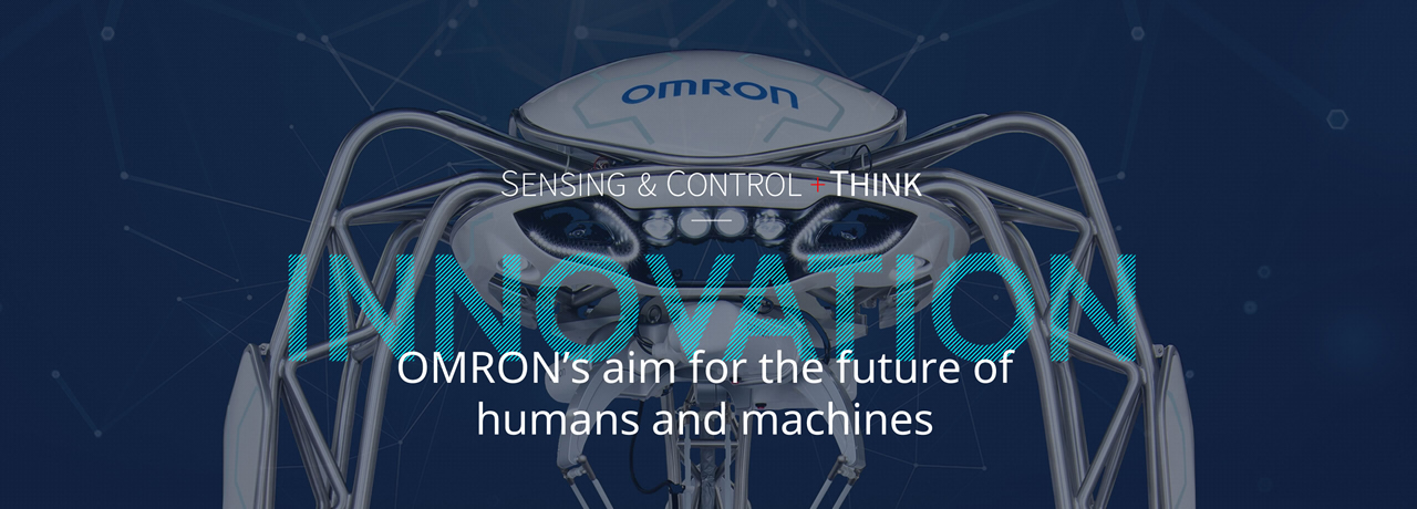 Omron Innovation banner image.